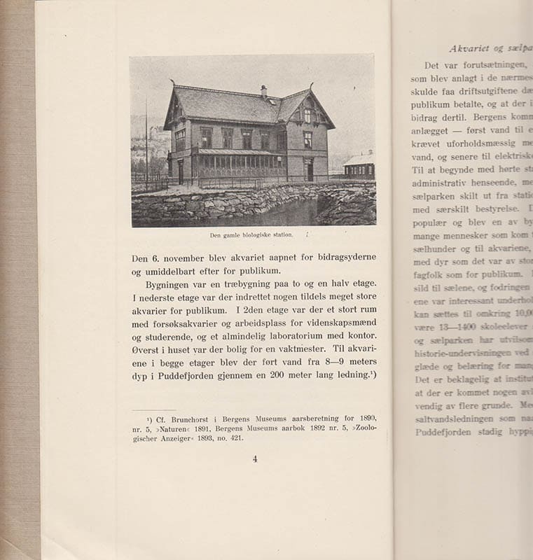 Helland-Hansen, Bjørn (1877-1957) ; Brinkmann, August (1878-1940) : Bergens museums biologiske station