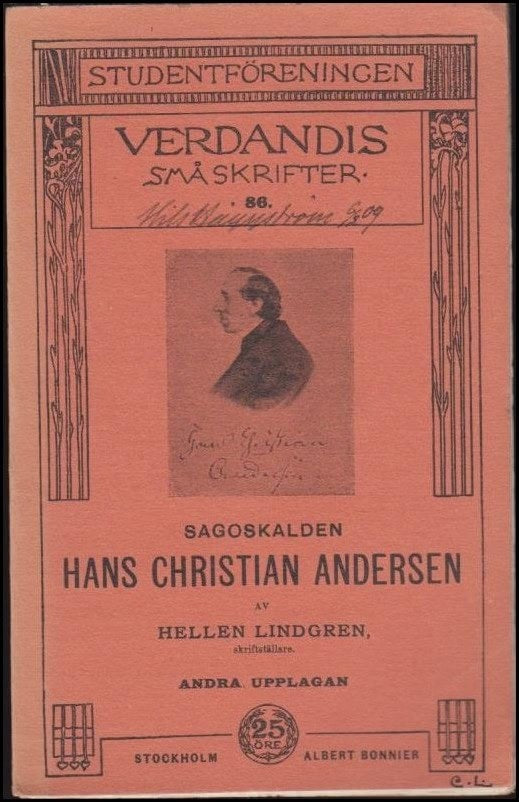 Hellen Lindgren : Sagoskalden Hans Christian Andersen