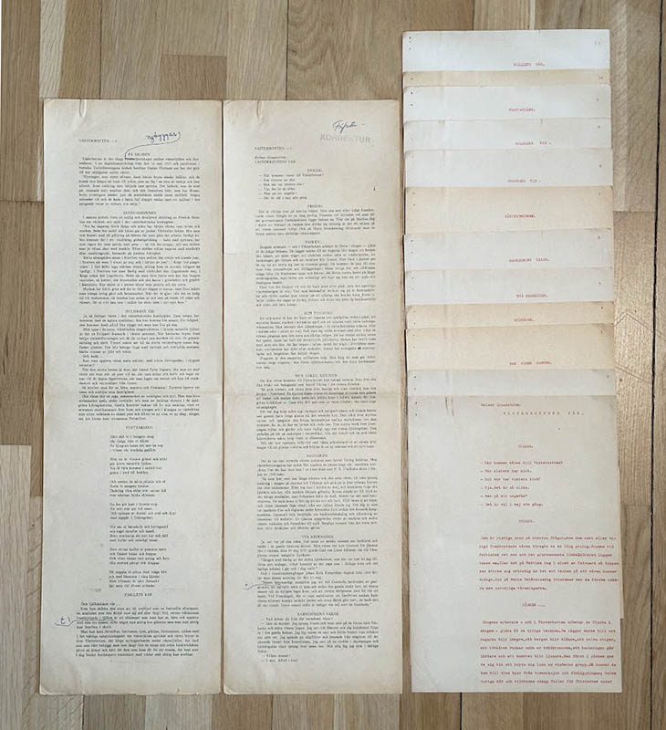 Helmer Grundström : TVÅ MANUSKRIPT