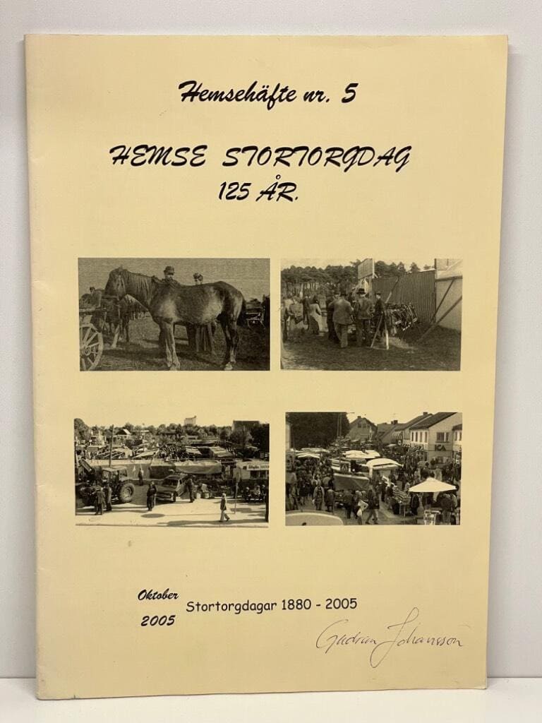 [Hemsehäfte nr. 5], Hemse stortorgdag 125 år