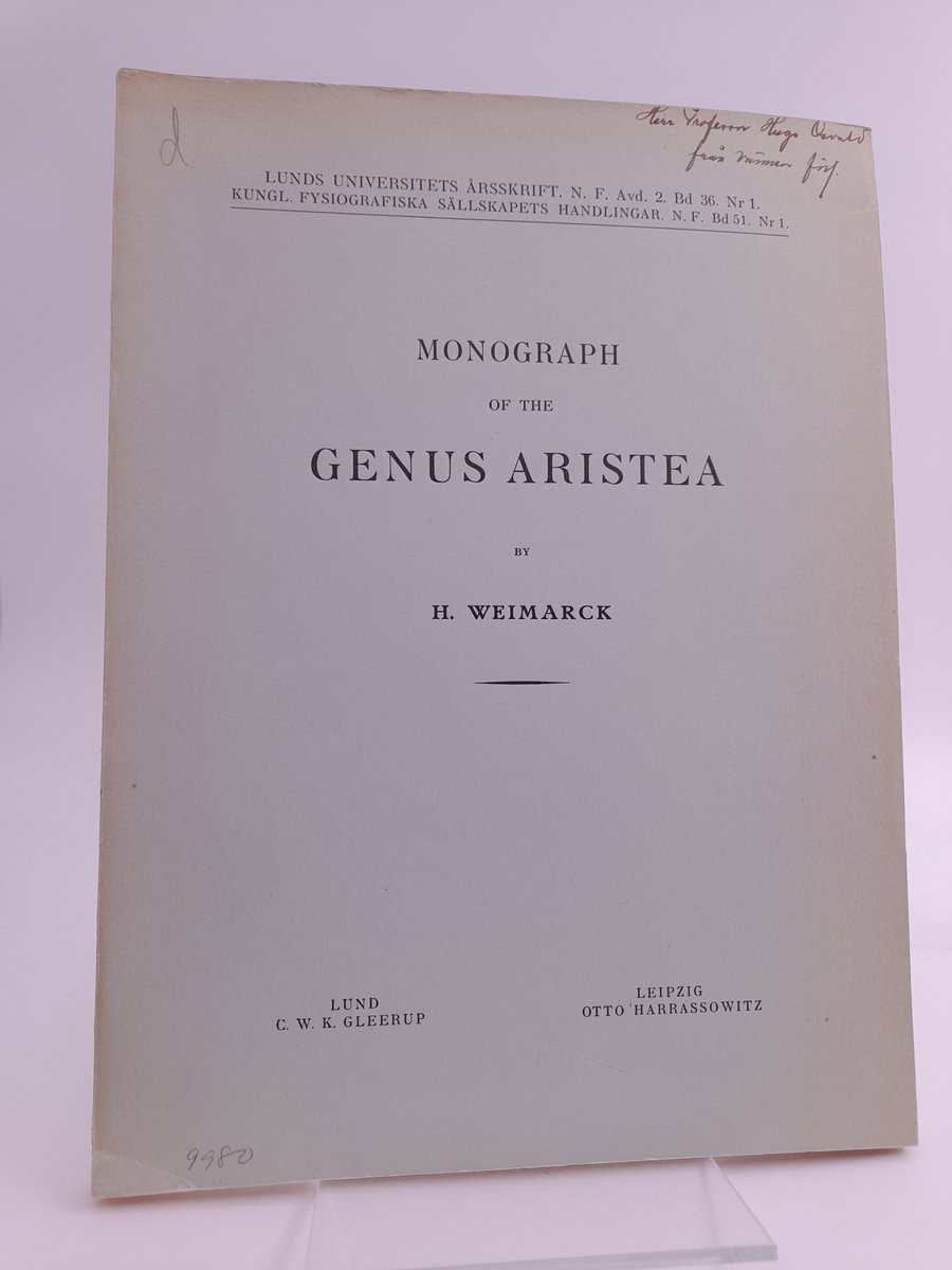 Henning Weimarck : Monograph of the genus aristea