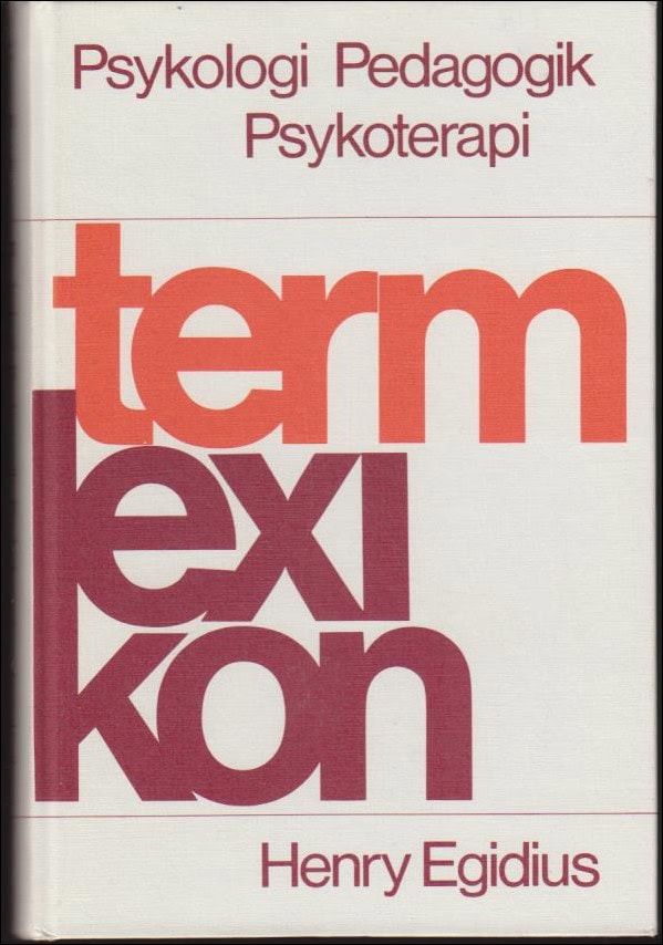 Henry Egidius : Termlexikon