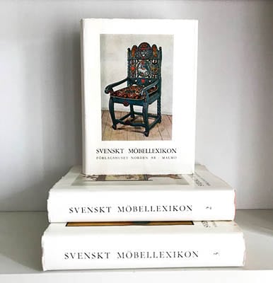 Henschen, Ingegerd (1890-1986) ; Blomberg, Sten : Svenskt Möbellexikon. 1-3 (komplett)