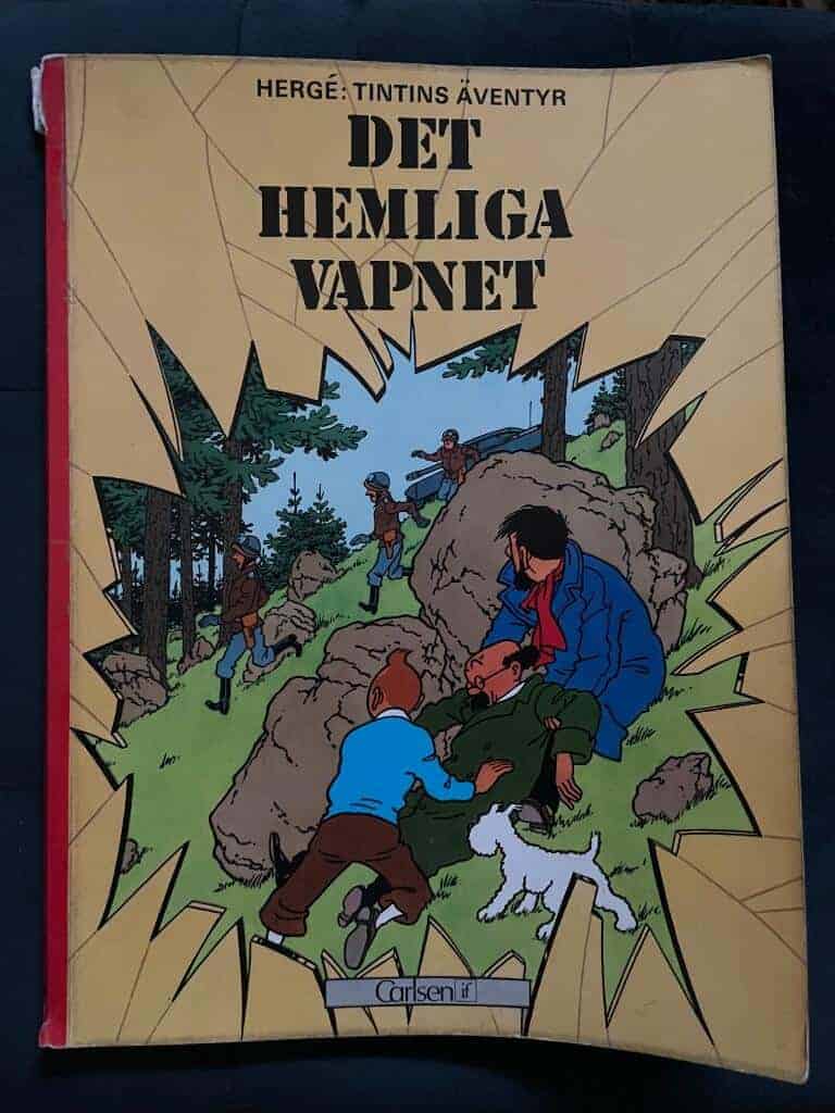 Hergé ; Janzon, Allan B. ; Janzon, Karin : Tintins äventyr - Det hemliga vapnet