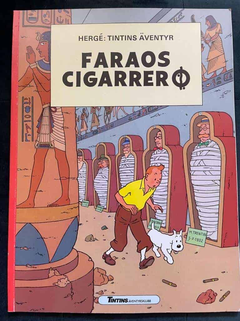 Hergé ; Janzon, Allan B. ; Janzon, Karin : Tintins äventyr - Faraos cigarrer