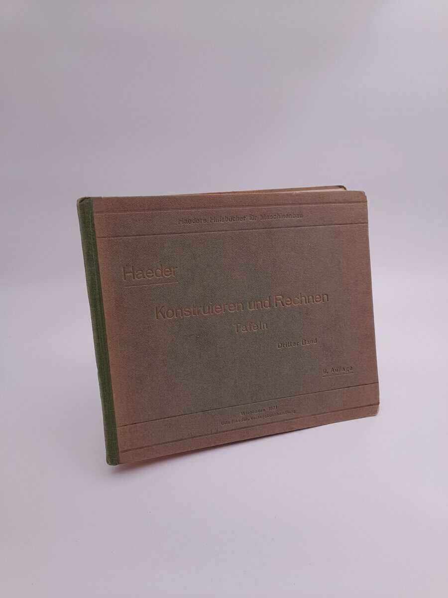 Hermann Haeder : Konstruieren und rechnen