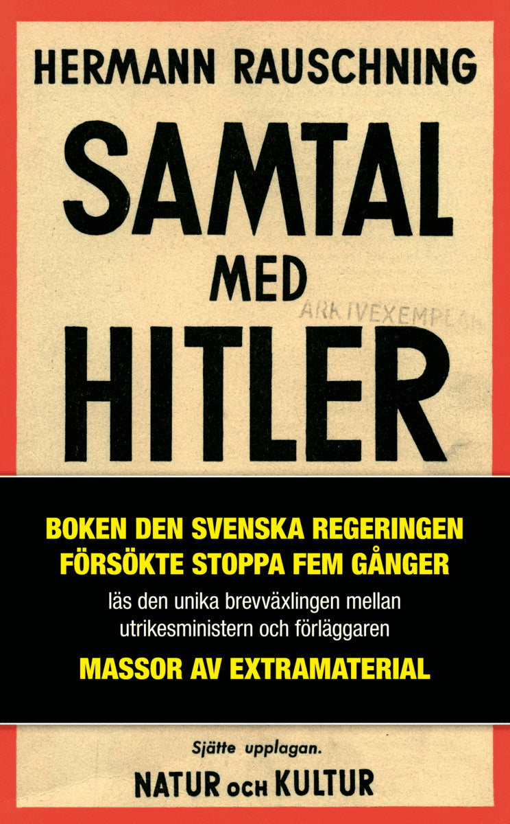 Hermann Rauschning : Samtal med Hitler