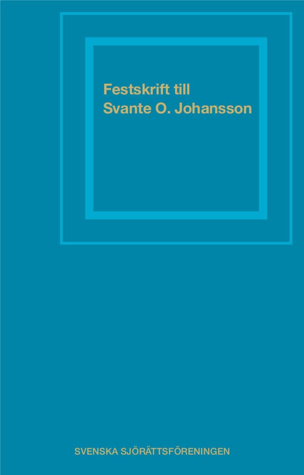 Herre, Jonny ; Bull, Hans Jacob ; Bäcklund, Agneta ; Ramberg, Christina ; Schelin, Johan [red.] : Festskrift till Svante O. Johansson
