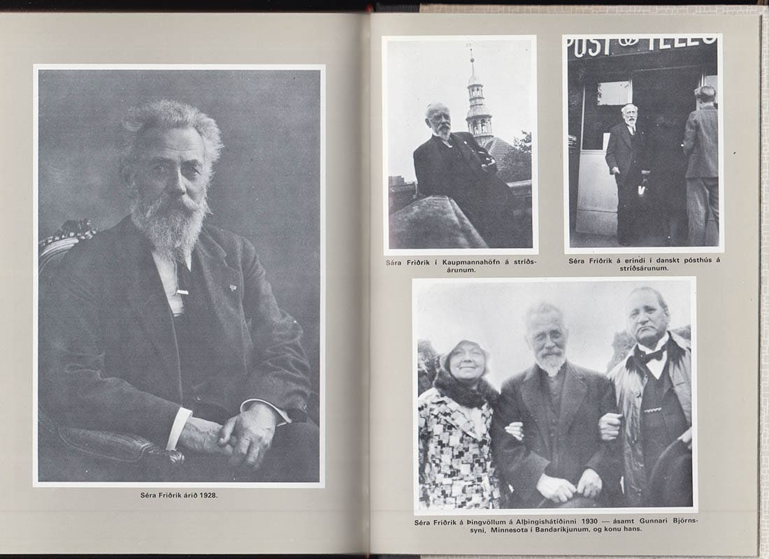 Hersteinn Pálsson : Bókin um séra Friðrik (Friðriksson). Skrifuð af vinum hans
