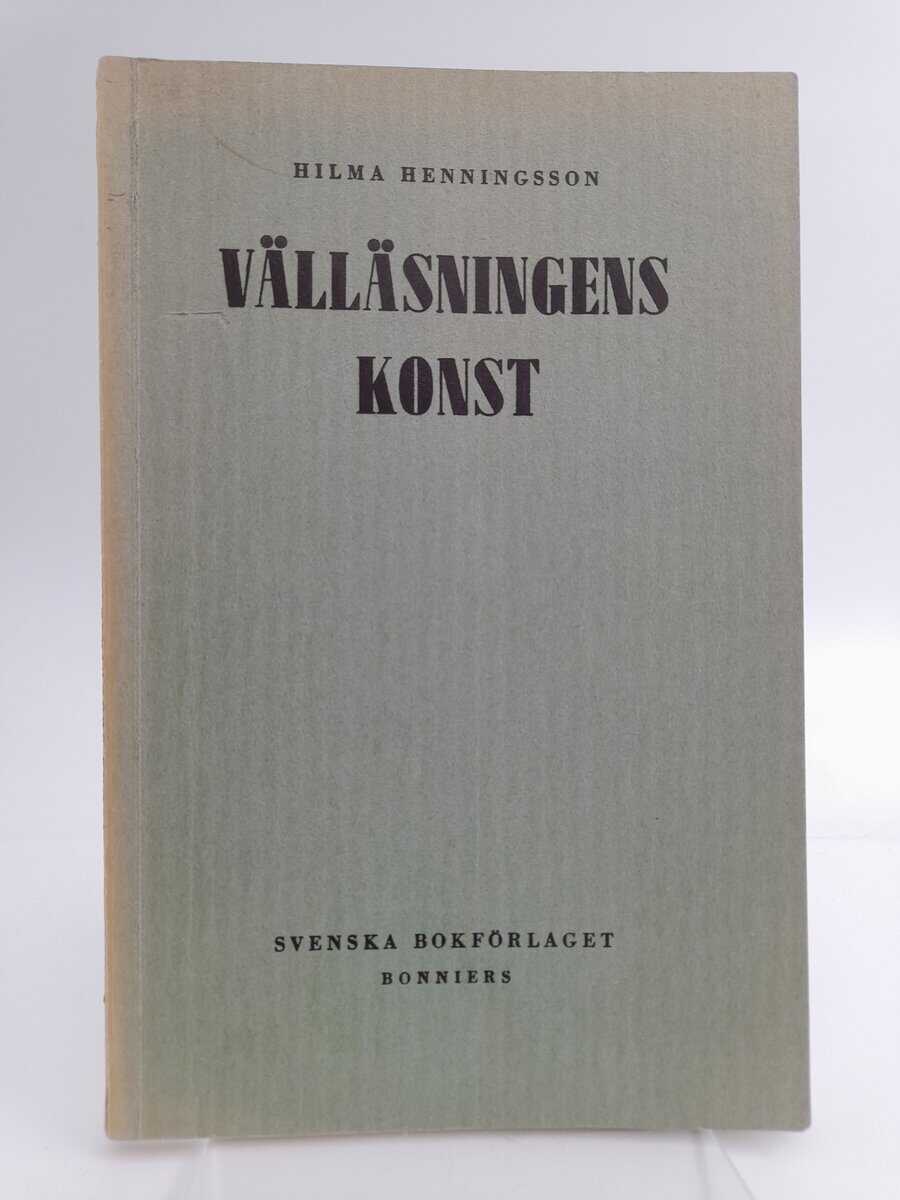 Hilma Henningsson : Välläsningens konst