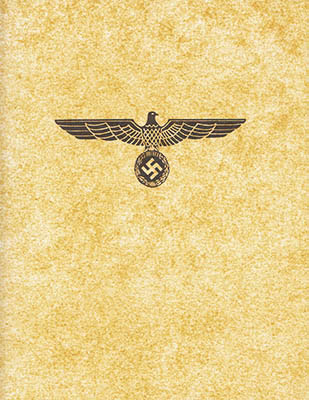 Hitlers första krigsorder inför andra världskriget avsedd för den tyska örlogsflottan (faksimil)