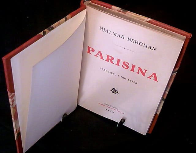Hjalmar Bergman : Parisina Skådespel i tre akter