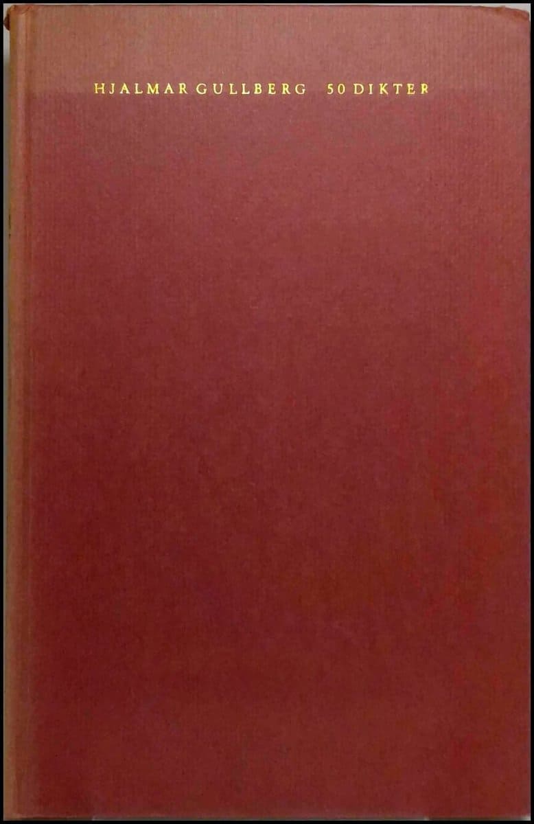 Hjalmar Gullberg : 50 dikter