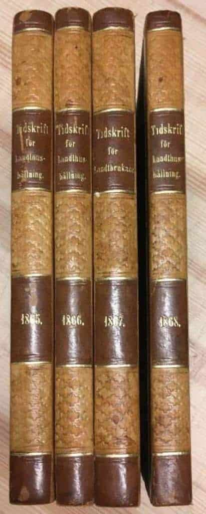 Hjalmar Nathorst : Tidskrift för landthushållning 1865-68