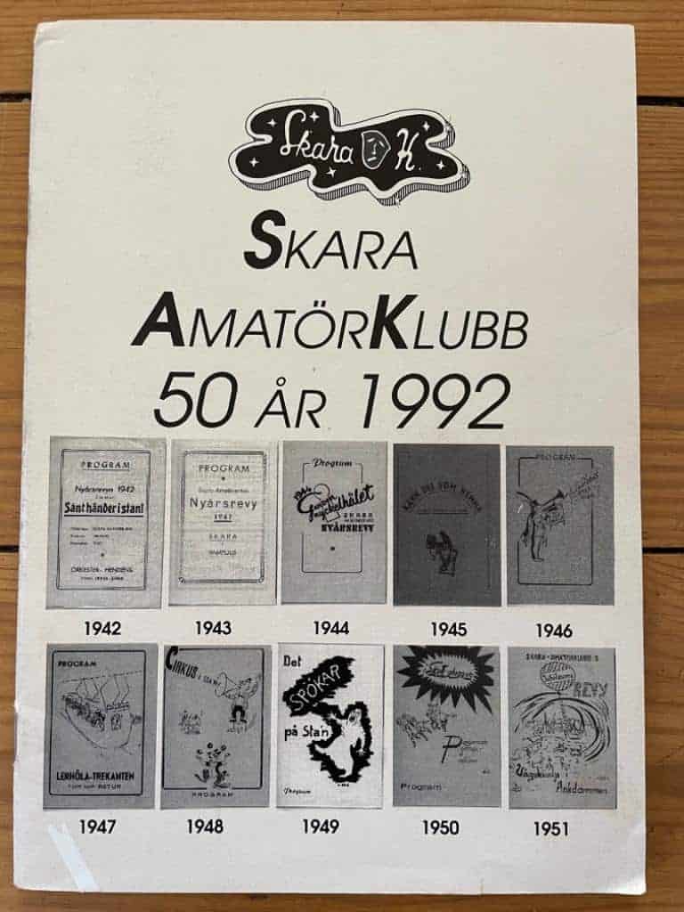 Hjördis och Rolf Bromé : Skara AmatörKlubb 50 år 1992