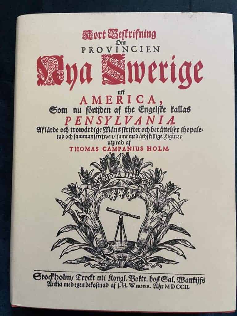 Holm, Thomas Campanius, ca 1670-1702 ; Murray, Robert : Kort beskrivning om provinsen Nya Sverige uti Amerika