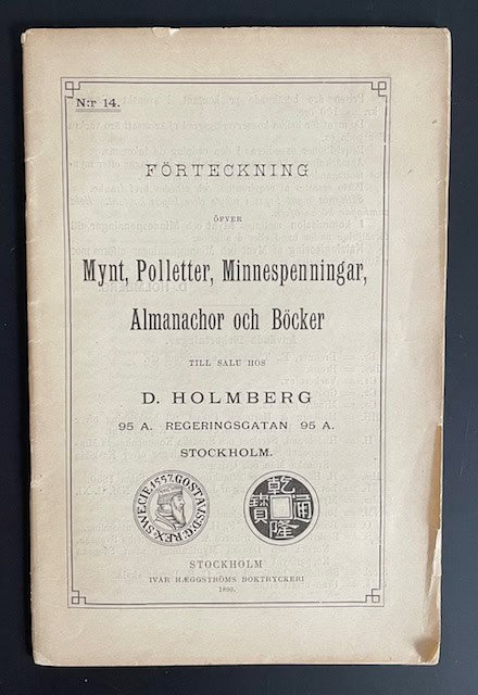 Holmberg : Förteckning Nr 14 (Holmbergs lagerlista)