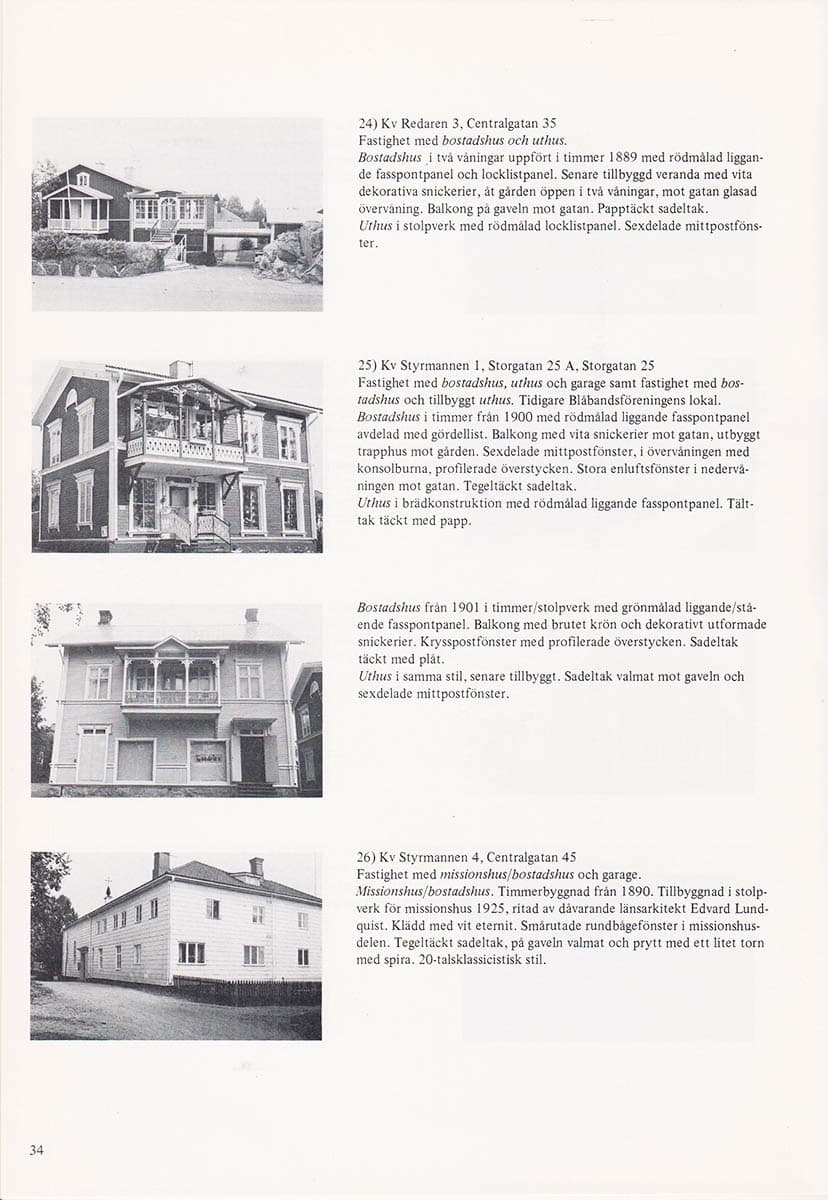 Holmsund. Inventering och bevarandeförslag 1983