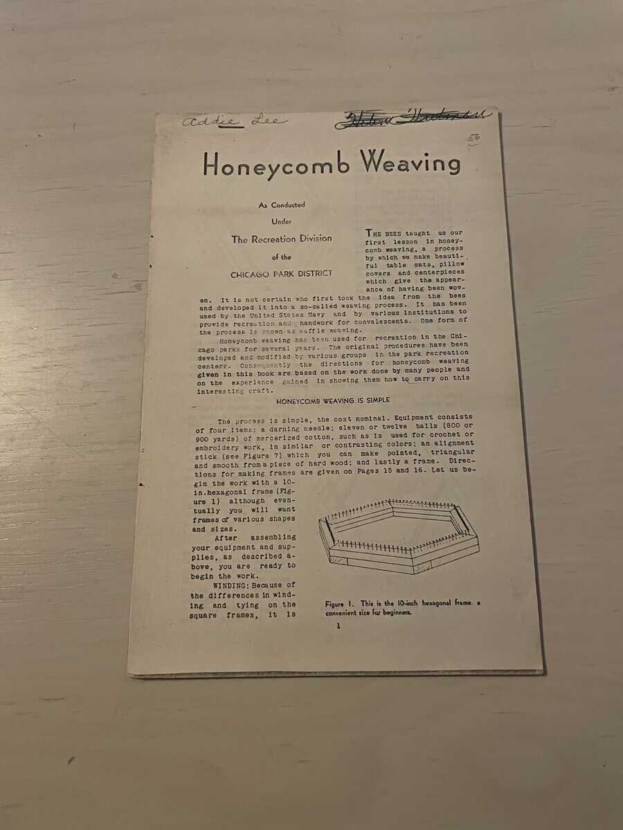 Honeycomb Weaving