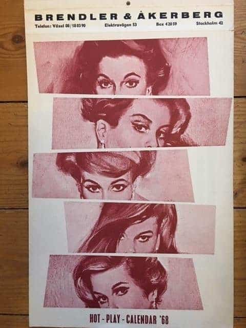 Hot Play Calendar '68