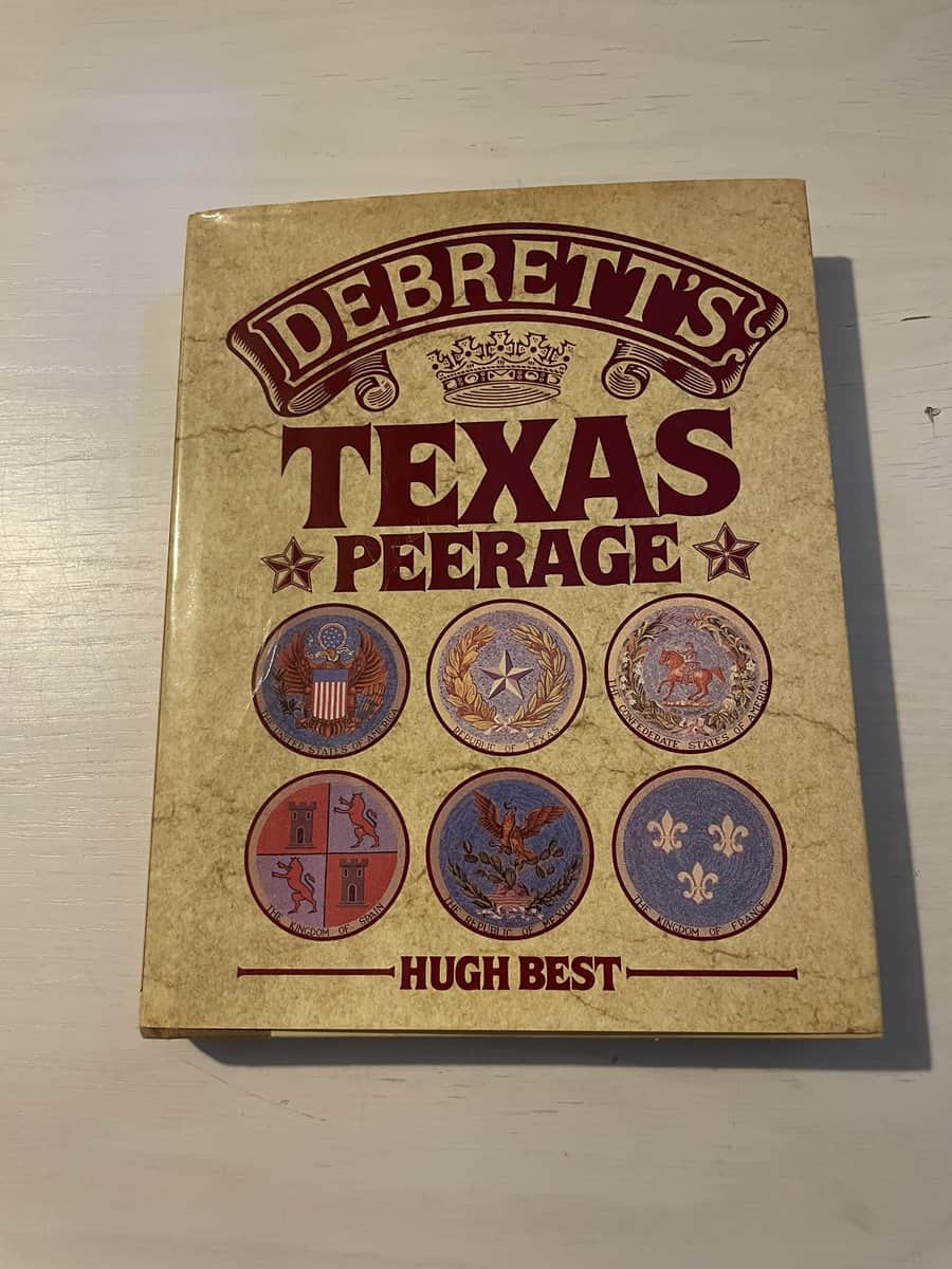 Hugh Best : Debrett's Texas Peerage