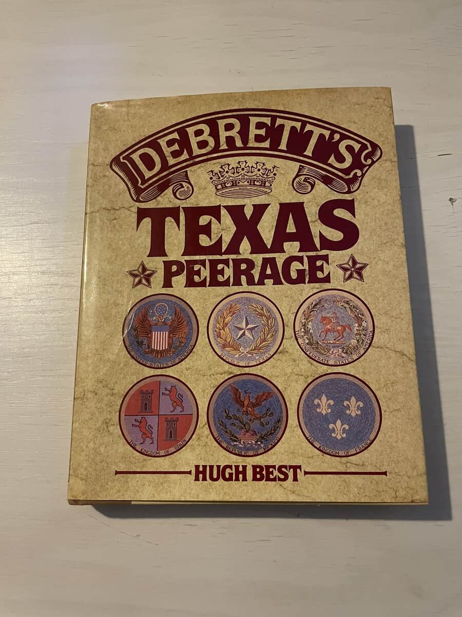 Hugh Best : Debrett's Texas Peerage