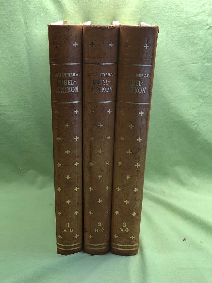 Hugo Odeberg; Thoralf Gilbrant : Illustrerat bibellexikon 1-3 [komplett]