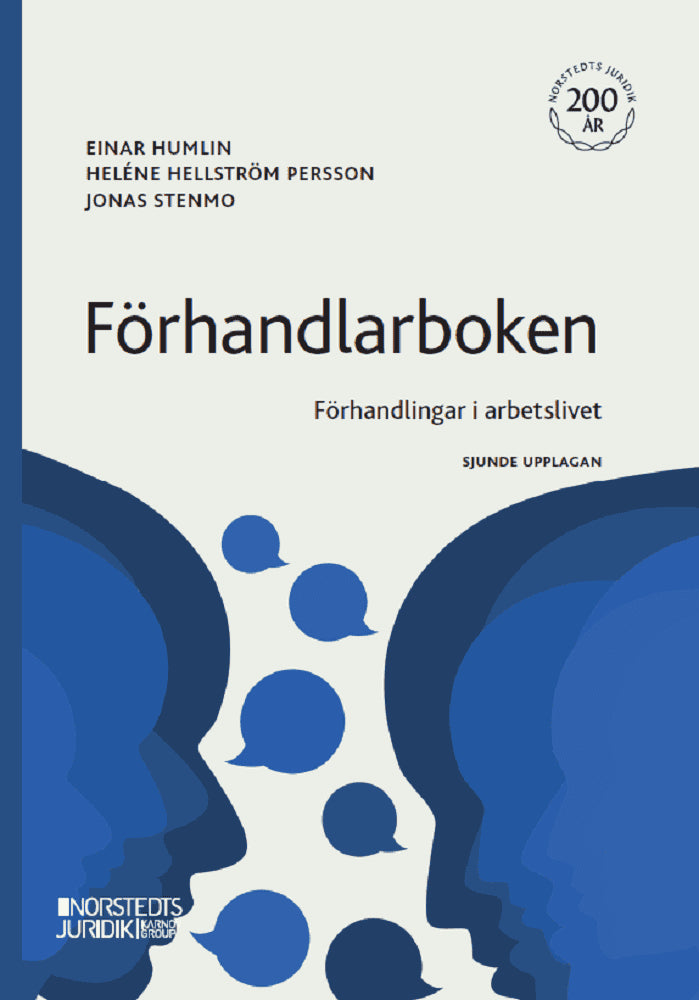 Humlin, Einar ; Hellström Persson, Heléne ; Stenmo, Jonas : Förhandlarboken