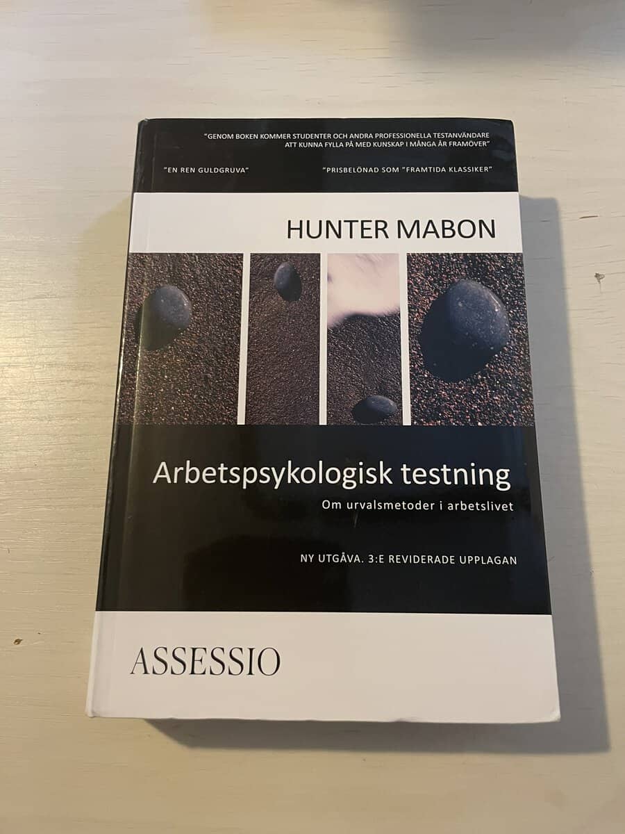 Hunter M Mabon : Arbetspsykologisk testning