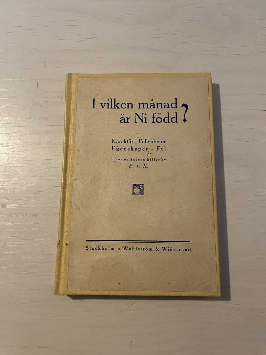 I vilken månad är ni född?