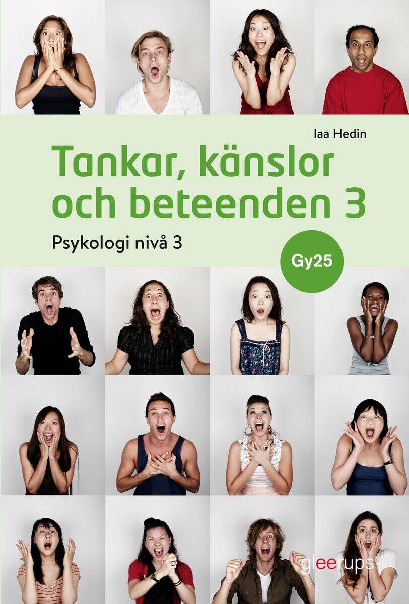 Iaa Hedin : Tankar, känslor och beteenden, psykologi 3, bok, Gy25