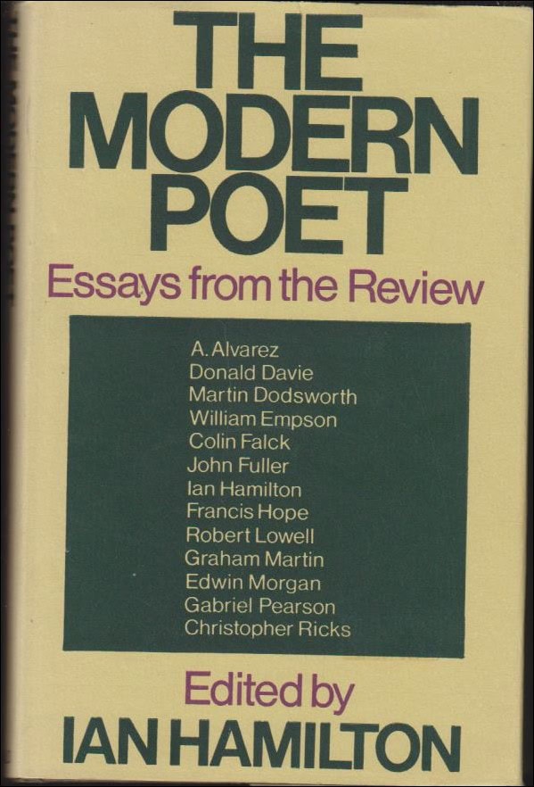 Ian Hamilton : The modern poet