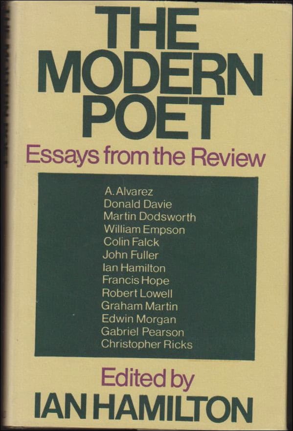 Ian Hamilton : The modern poet