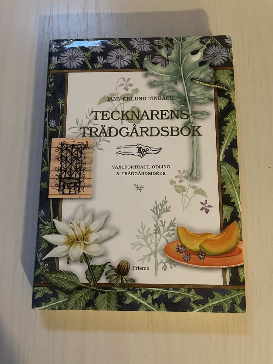 Iann Eklund Tinbäck : Tecknarens trädgårdsbok odling, växtporträtt & trädgårdsidéer