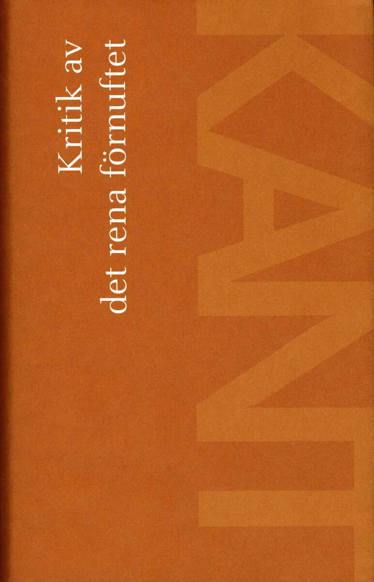 Immanuel Kant : Kritik av det rena förnuftet