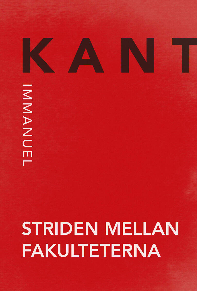 Immanuel Kant : Striden mellan fakulteterna
