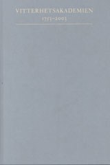 Inge Jonsson : Vitterhetsakademien 1753-2003