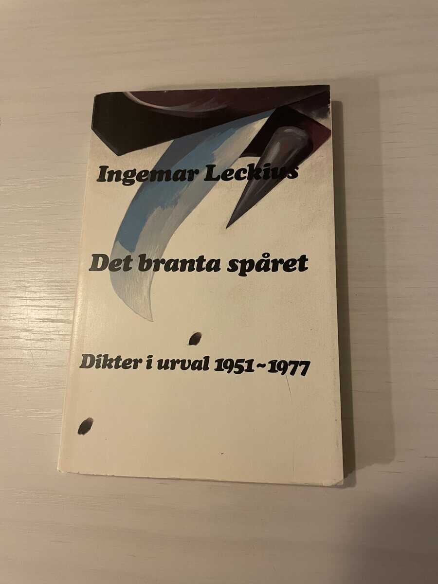 Ingemar Leckius : Det branta spåret dikter i urval 1951-1977