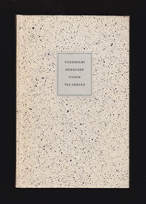 Ingvar Andersson : Uddeholms herrgård under tre sekler