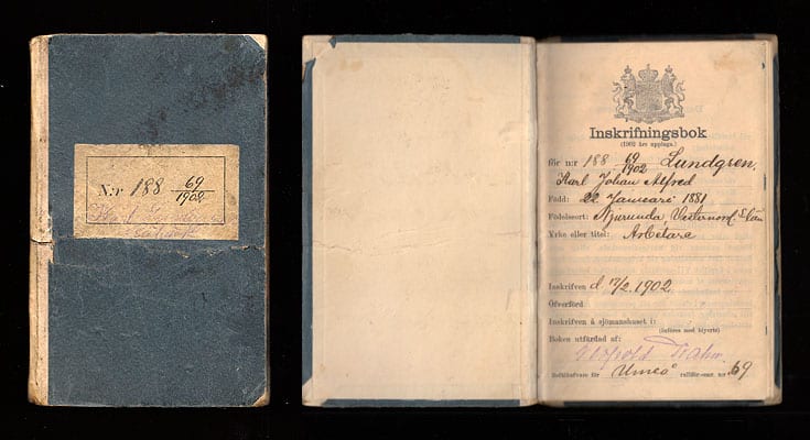 Inskrifningsbok (1902 års upplaga)
