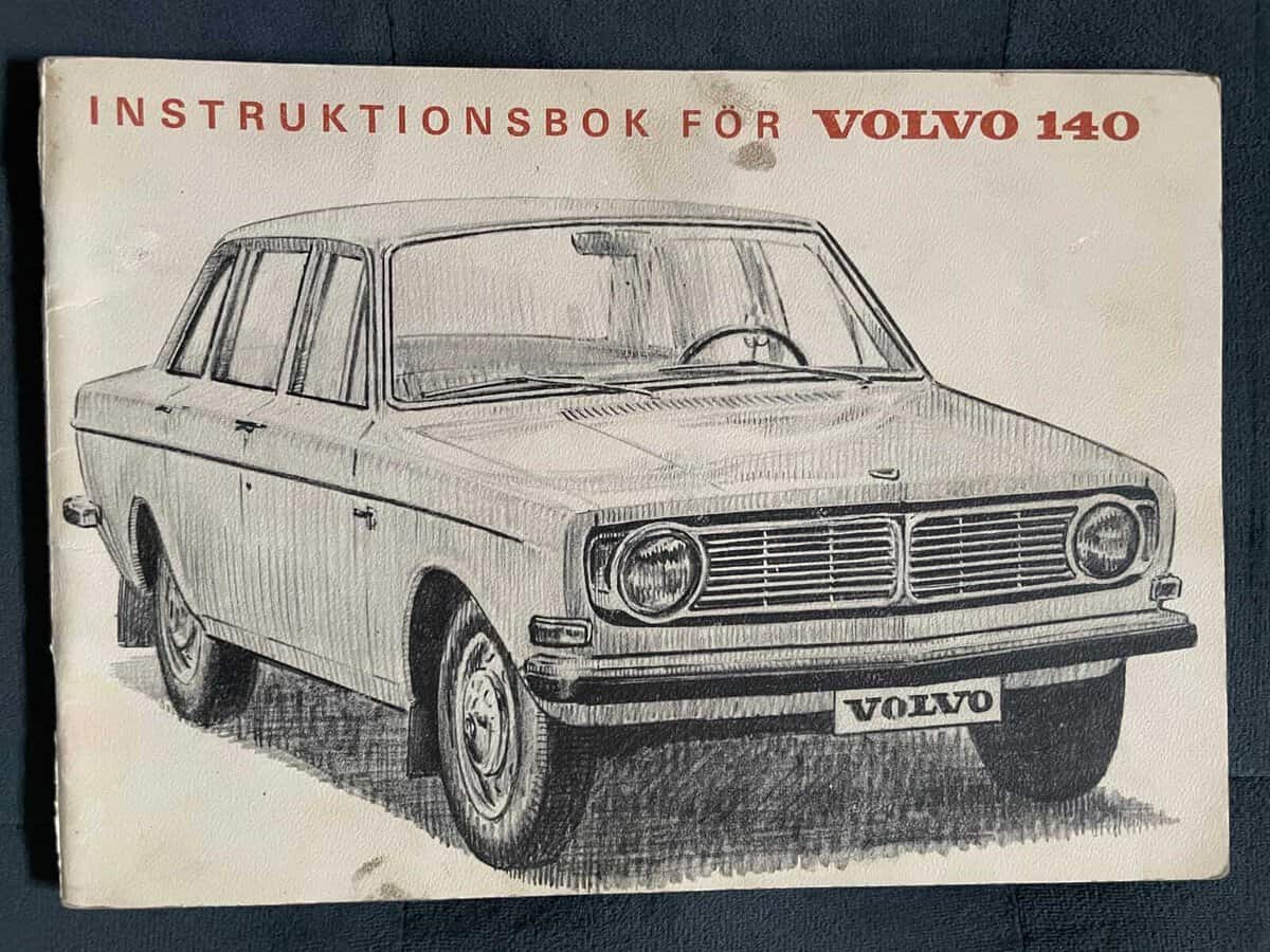 Instruktionsbok för Volvo 140