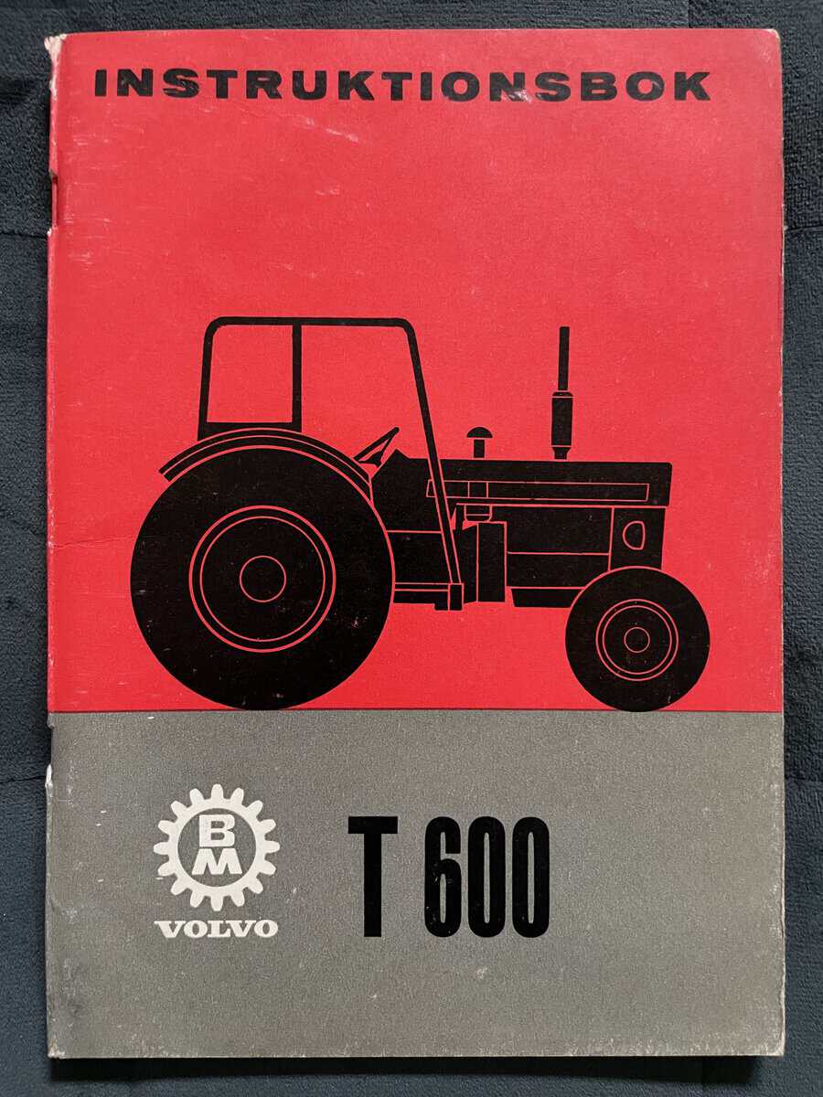 Instruktionsbok Volvo BM T 600
