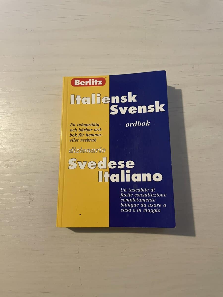 Italiensk-svensk ordbok = Svedese-italiano dizionario