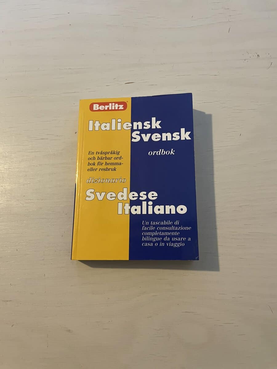 Italiensk-svensk, svensk-italiensk ordbok