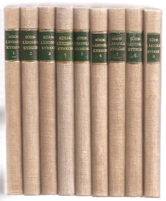 Ivar . Schnell : Sörmländska kyrkor. 1-9. [Utg. av] Södermanlands Hembygdsförbund.