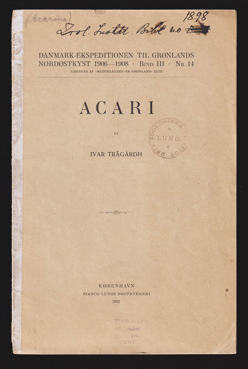 Ivar Trägårdh : Acari