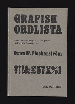 Iwan W. Fischerström : Grafisk ordlista