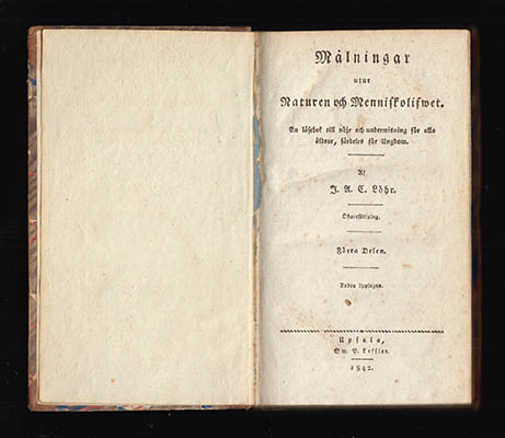 J. A. C. Löhr : Målningar utur naturen och menniskolifwet