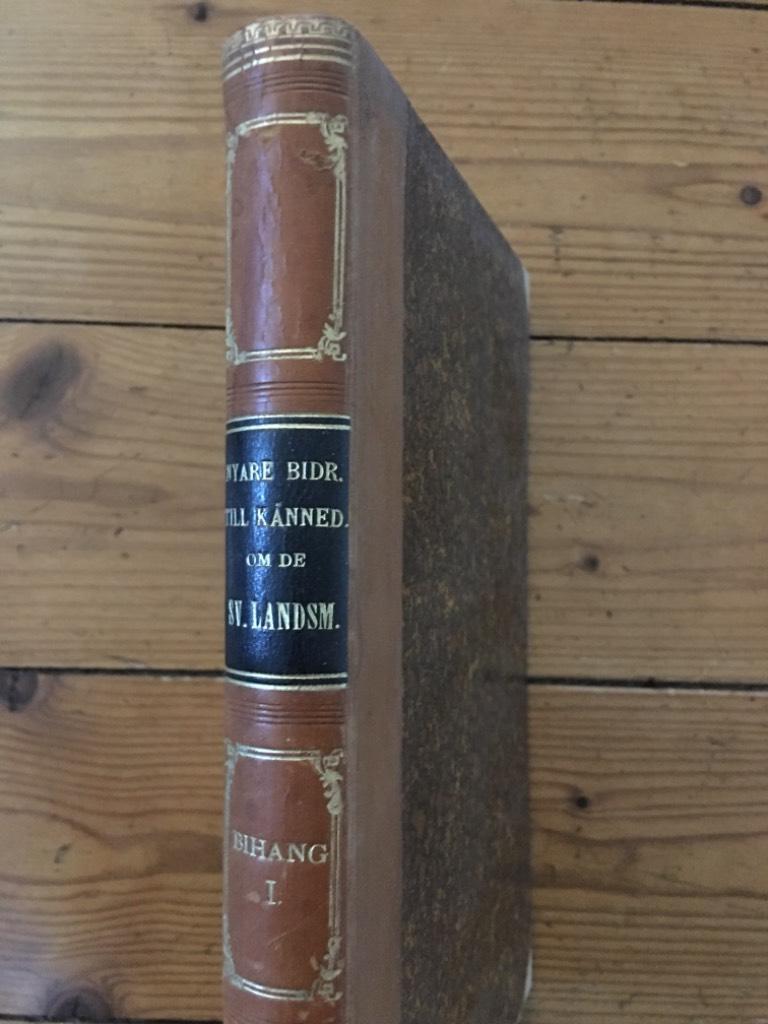 J. A. Lundell : Nyare bidrag till kännedom om de svenska landsmålen och svenskt folklif 1883-1895 Bihang I
