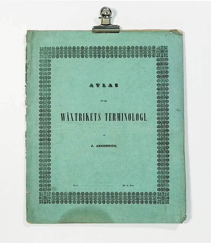 J. Arrhenius : Atlas öfver wäxtrikets terminologi